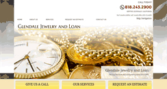 Desktop Screenshot of glendalejewelryandloan.com